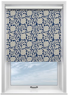 Land & Shore Rowallane (Blackout), Blue - Roller Blind